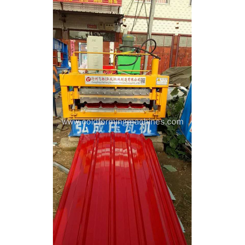 Color Steel Roofing For Double Layer Machine